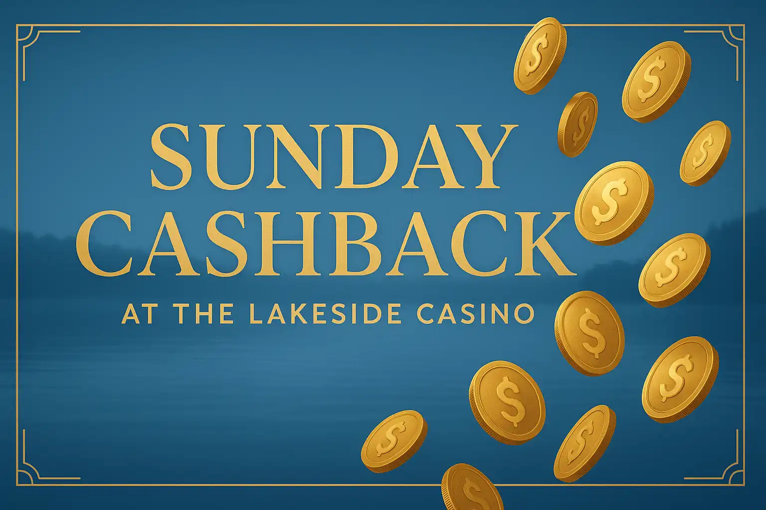 Cashback Sunday promotion banner