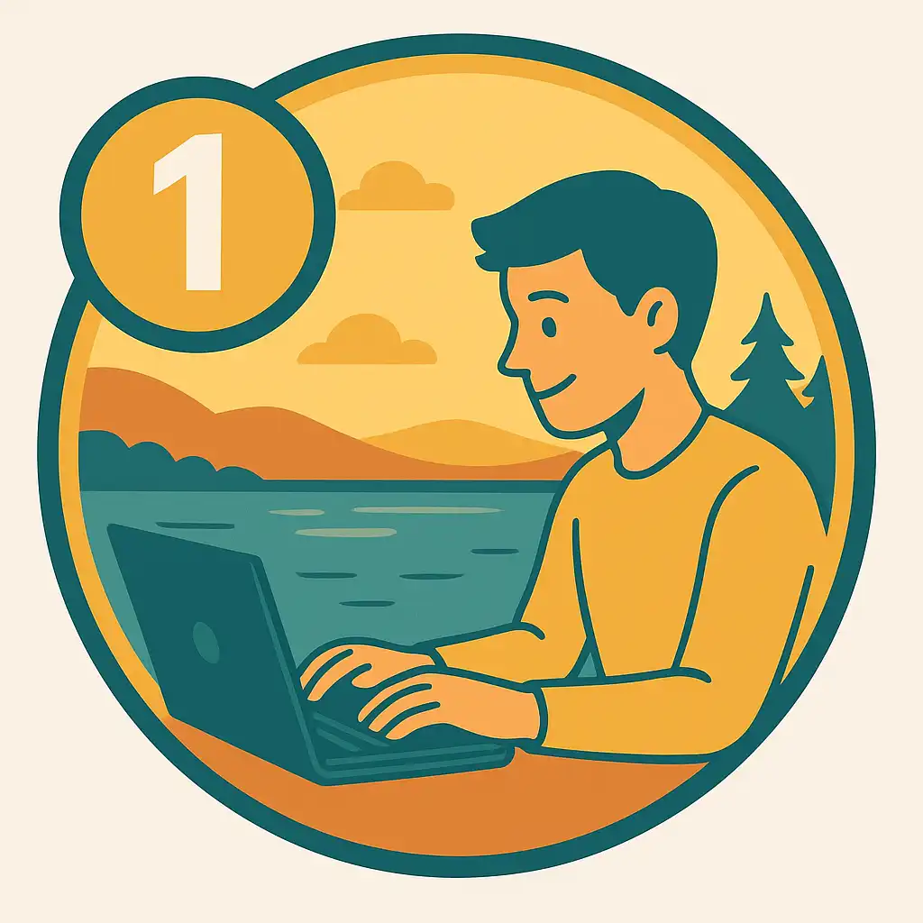 Illustration for step 1: Create Your Account